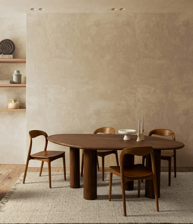 BIZZOTTO krzesło MILEY brązowe