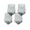 KARE komplet 4 szklanek DIAMOND SMOKE     510 ml