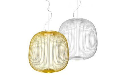 Lampa Wisząca LED Spokes 2 Duża-Biały FOSCARINI