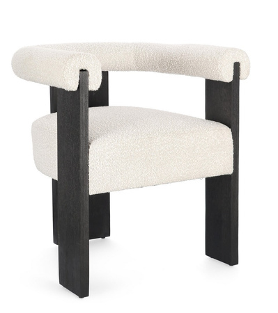 BIZZOTTO krzesło AGAPE czarny / biały