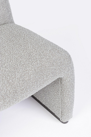 BIZZOTTO fotel BASSILLA szary