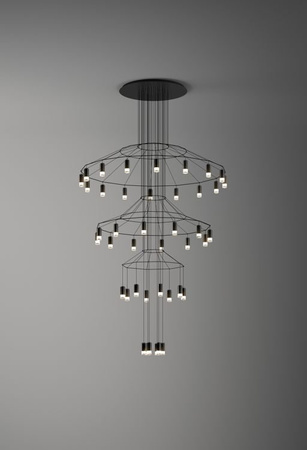 VIBIA WIREFLOW 0378 Lampa Wewnętrzna Wisząca