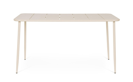 BIZZOTTO stół ogrodowy YARA 140 beżowy