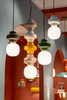 SOSPENSIONE 4 ELEMENTI - PENDANT WITH 4 ELEMENTS COPACABANA Ferroluce C2683-MIX