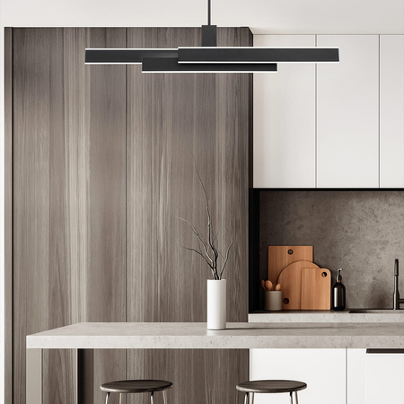 Lampa wyspowa Cameno - Matowa czerń Quintiesse Eurofase QN-CAMENO-LP-BK