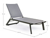 BIZZOTTO leżak ogrodowy CRUISE szary