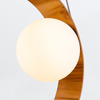 Lampa wisząca Sfera Brązowy, Drewno Quintiesse Accord QN-SFERA-1P-TEAK