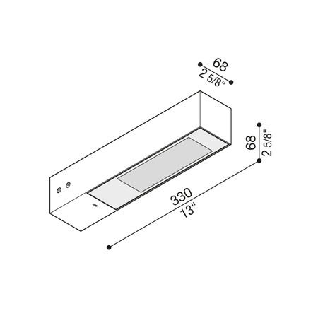 Lombardo LL14000EA1 Lampa ścienna Flag 330
