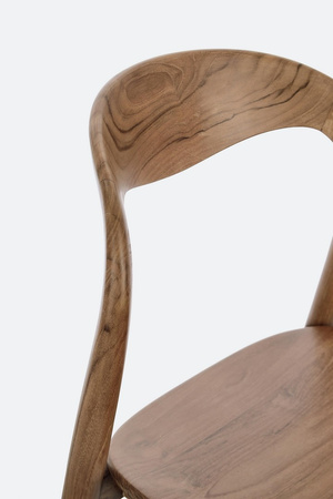 BIZZOTTO krzesło MILEY brązowe