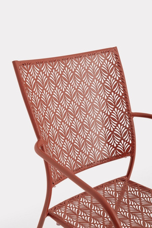 BIZZOTTO krzesło ogrodowe LIZETTE         czerwone