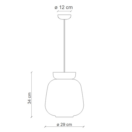 SOSPENSIONE VETRO VERNICIATO - PAINTED GLASS PENDANT CORCOVADO Ferroluce C2740-AZG