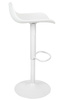 Krzesło barowe SNAP BAR regulowane białe