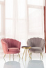 BIZZOTTO fotel GILIOLA różowy