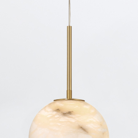 Mała lampa wisząca Kepler - 1 źródło światła - Szczotkowane złoto Quintiesse Eurofase QN-KEPLER-1P-S-BG