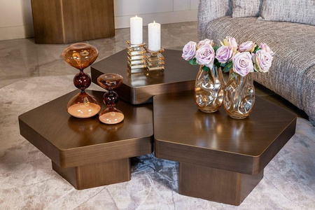 RICHMOND dekoracja klepsydra ELBA L       brązowa