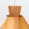 Lampa wisząca Conical Brązowy, Drewno Quintiesse Accord QN-CONICAL-P-M-TEAK