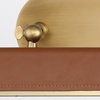 Średnia obrazówka LED Valise Picture - Vintage mosiądz, skóra koniakowa Quintiesse QN-VALISE-PL-M-VBS-CL