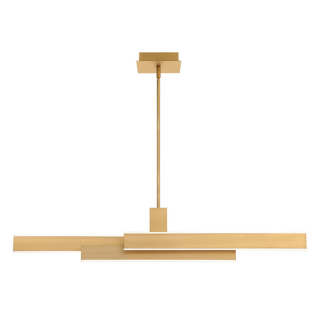 Lampa wyspowa Cameno - Szczotkowane złoto Quintiesse Eurofase QN-CAMENO-LP-BG