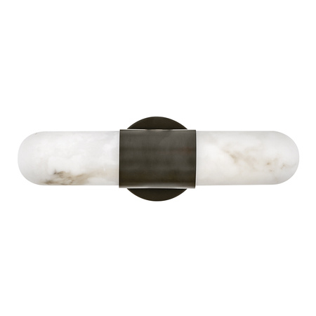 Średni kinkiet LED Ibiza - Oksydowana czerń Quintiesse QN-IBIZA-M-BX