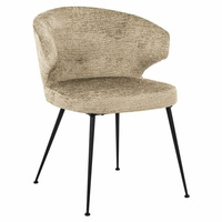 RICHMOND krzesło XANDRA beżowe - trudnopalne