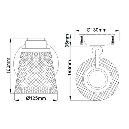 Kinkiet Hudson - 1 źródło światła  Hudson Quintiesse  QN-HUDSON1-BATH