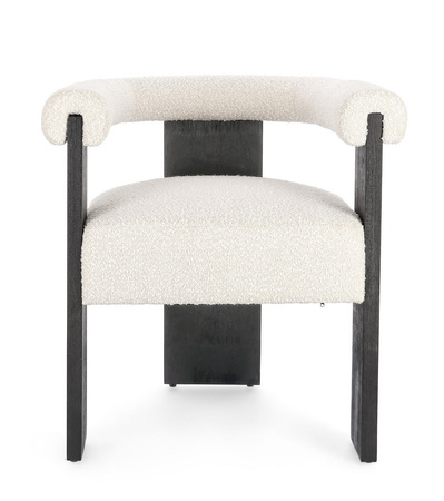 BIZZOTTO krzesło AGAPE czarny / biały