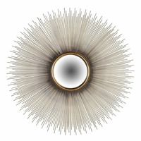 RICHMOND lustro ścienne CASS okrągłe - złote