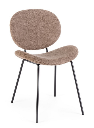 BIZZOTTO krzesło MADDIE brązowe