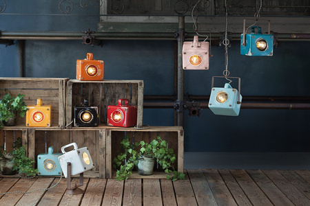 PLAFONIERA  / CEILING LAMP  INDUSTRIAL Ferroluce C1653-VIB