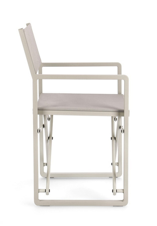 BIZZOTTO krzesło ogrodowe / reżyserskie   KONNOR beżowe