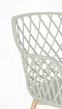 BIZZOTTO krzesło OPTIK zielone