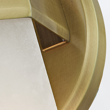 Kinkiet Valencia - 2 źródła światła - Vintage mosiądz Quintiesse QN-VALENCIA-2WB-VBS-AR