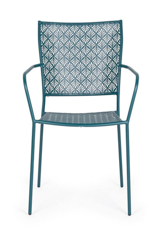 BIZZOTTO krzesło ogrodowe LIZETTE         niebieskie
