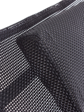 BIZZOTTO leżak bujany ogrodowy ROGER      czarny