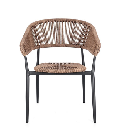 BIZZOTTO krzesło ogrodowe ALGAIDA         brązowe