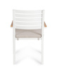 BIZZOTTO krzesło ogrodowe HENNA białe