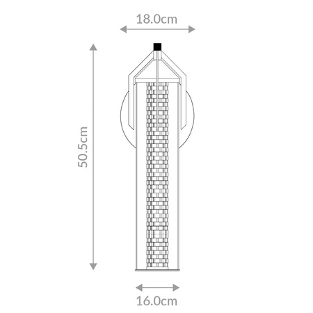 Kinkiet Espada - Polerowany chrom Quintiesse Eurofase QN-ESPADA-1W-PC