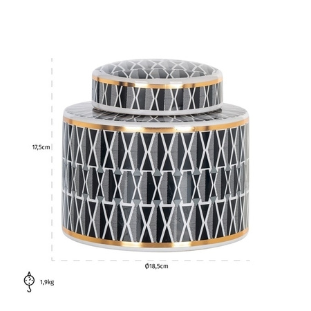 RICHMOND pojemnik ozdobny/wazon ELIN SMALL