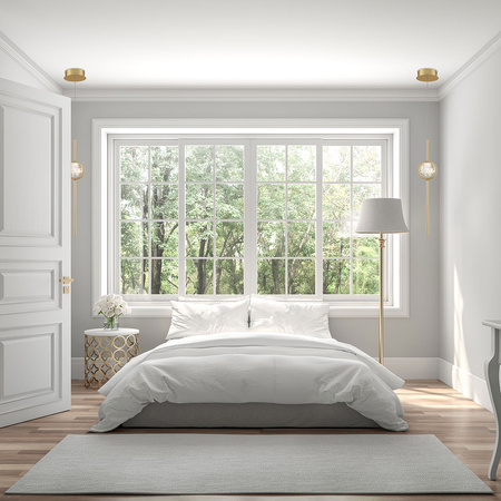 Lampa wisząca Barletta - 1 źródło światła - Szczotkowane złoto Quintiesse Eurofase QN-BARLETTA-1P-BG