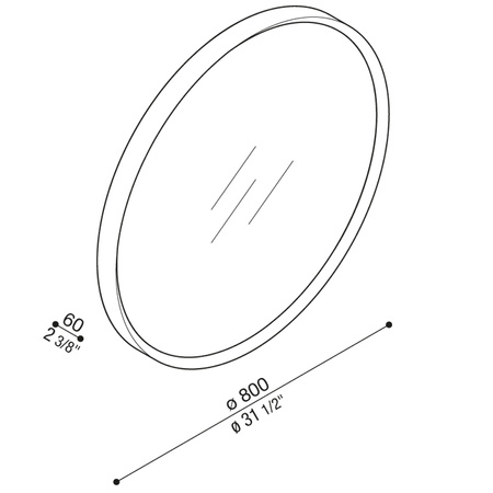 Lombardo LL1340322N Lampa sufitowa Flo T 800