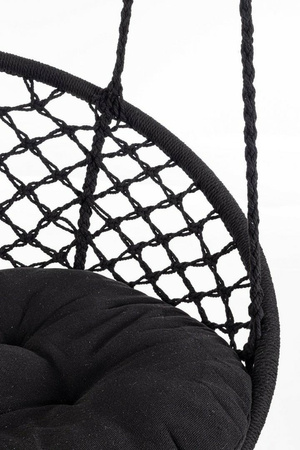 BIZZOTTO fotel wiszący ogrodowy JAVIER    czarny