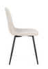 BIZZOTTO krzesło IRELIA czarny / beżowy