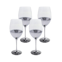 KARE komplet 4 kieliszków do czerwonego wina NIGHT SKY 400 ml