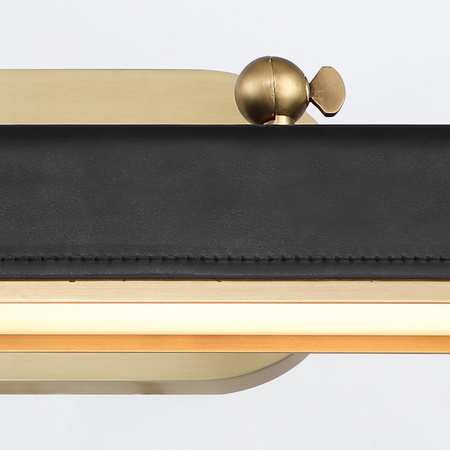 Średnia obrazówka LED Valise Picture - Vintage mosiądz, skóra smokingowa Quintiesse QN-VALISE-PL-M-VBS-TL