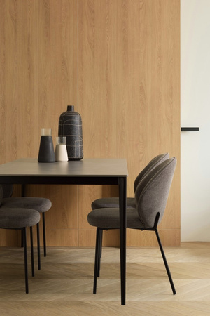 BIZZOTTO stół jadalniany REIJA 180        czarny / szary