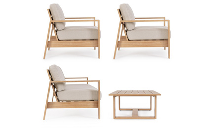 BIZZOTTO zestaw ogrodowy BALTIC           naturalny