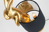 KARE lampa stołowa RABBIT 50 cm złota / czarna