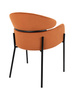 KARE krzesło ALEXIA Velvet pomarańczowe