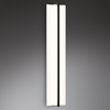 Vibia Kontur Lampa Ścienna LED, szer. 92cm, wys. 20, GL 13 cm, Czarny Satyna