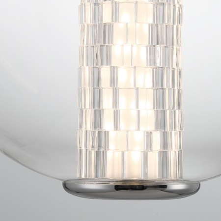 Lampa wisząca Atomo - 1 źródło światła - Polerowany chrom Quintiesse Eurofase QN-ATOMO-1P-PC